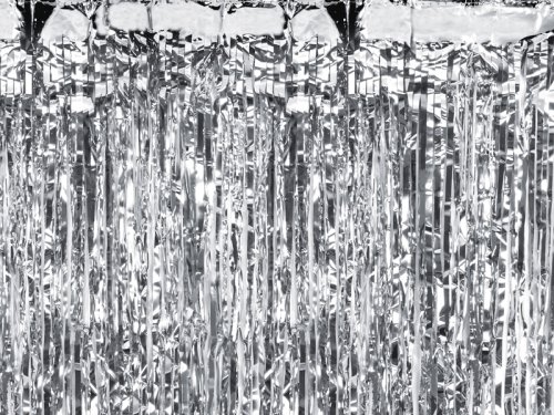 Party curtain, silver, 100x200cm Party curtain, silver, 100x200cm