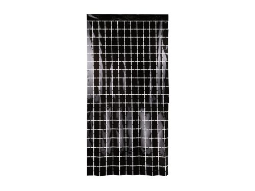 Party curtain Square, black, 100x200cm Party curtain Square, black, 100x200cm