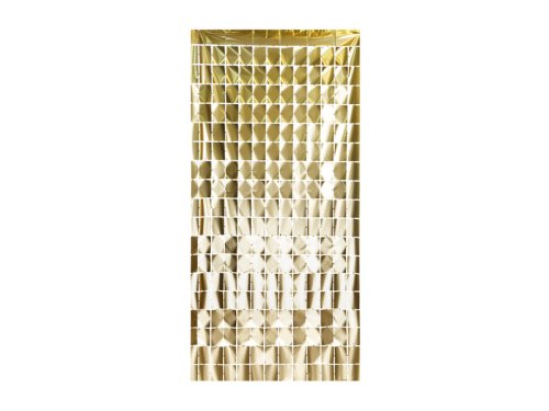Party curtain Square, luxury gold, 100x200cm Party curtain Square, luxury gold, 100x200cm