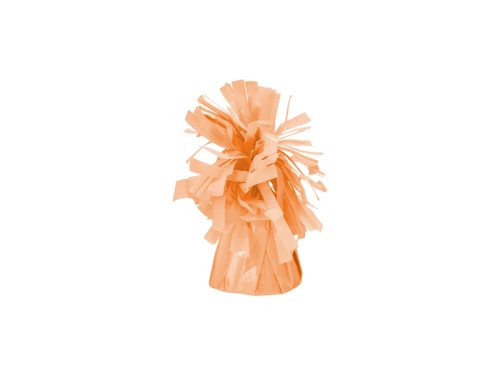 Foil balloon weight, light orange (1 pkt / 4 pc.)