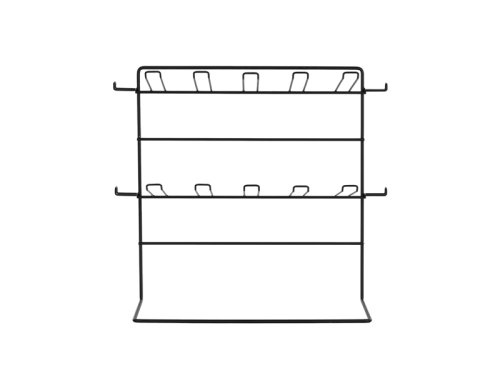 Small metal display stand, 43x20,5x41 cm, black Small metal display stand, 43x20,5x41 cm, black
