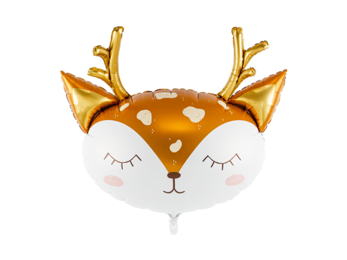 Foil Balloon Deer, 73x64cm, mix Foil Balloon Deer, 73x64cm, mix