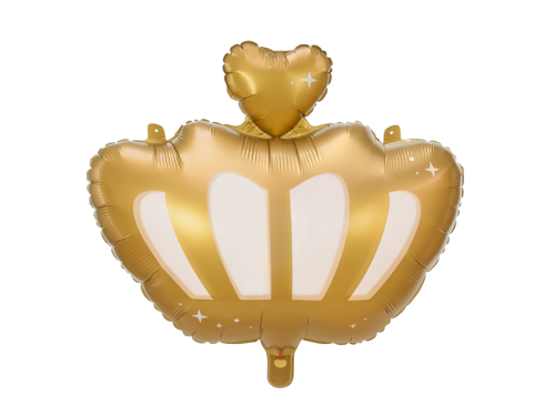 Foil balloon Crown, 52x42cm, mix Foil balloon Crown, 52x42cm, mix