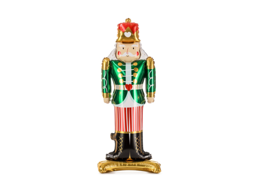 Standing foil balloon Nutcracker, 34x85cm, mix Standing foil balloon Nutcracker, 34x85cm, mix