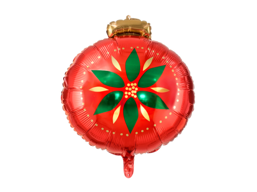 Foil balloon Christmas Bauble, 45x45cm, mix Foil balloon Christmas Bauble, 45x45cm, mix