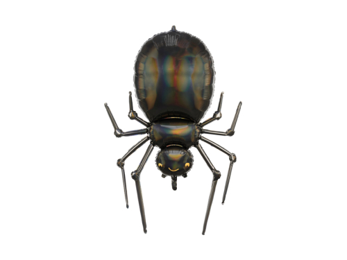 Foil balloon Spider, 60x101cm, black Foil balloon Spider, 60x101cm, black