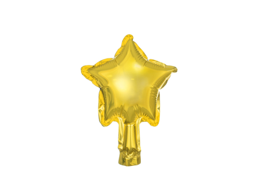 Foil balloons Stars, 12cm, gold (1 pkt / 25 pc.) Foil balloons Stars, 12cm, gold (1 pkt / 25 pc.)