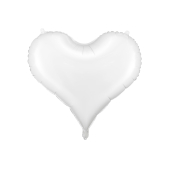 Foil balloon Heart, 75x64,5 cm, white