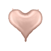 Foil balloon Heart, 75x64,5 cm, rosegold