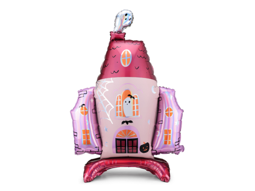 Foil balloon Haunted House, 89,5x116,5 cm, mix Foil balloon Haunted House, 89,5x116,5 cm, mix
