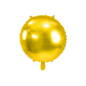 Round foil balloon, 45 cm, gold