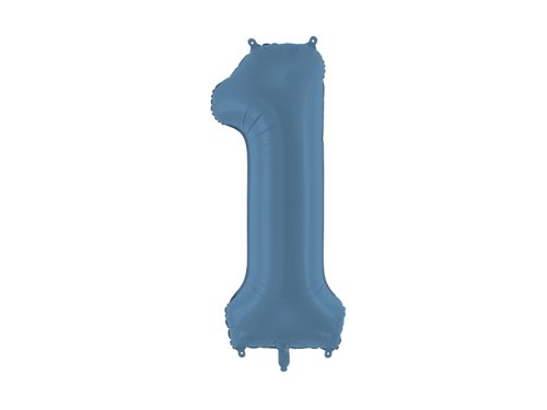 Foil Balloon Number ''1'', 86cm, navy blue