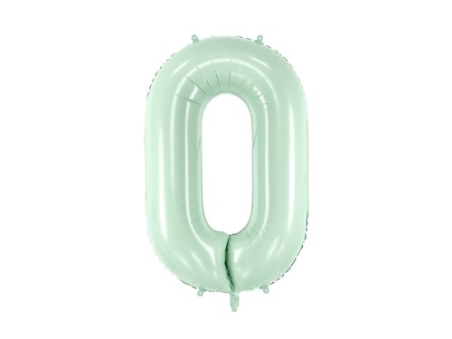 Foil Balloon Number ''0'', 72cm, green Foil Balloon Number ''0'', 72cm, green
