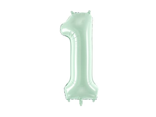 Foil Balloon Number ''1'', 72cm, green Foil Balloon Number ''1'', 72cm, green