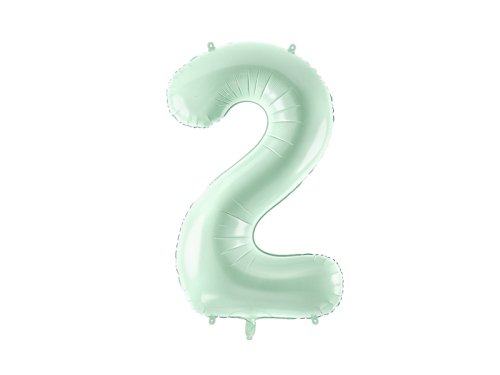 Foil Balloon Number ''2'', 72cm, green Foil Balloon Number ''2'', 72cm, green