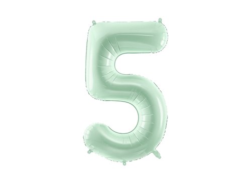 Foil Balloon Number ''5'', 72cm, green Foil Balloon Number ''5'', 72cm, green