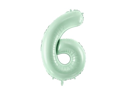 Foil Balloon Number ''6'', 72cm, green Foil Balloon Number ''6'', 72cm, green