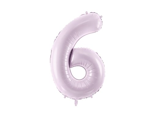 Foil Balloon Number ''6'', 72cm, purple Foil Balloon Number ''6'', 72cm, purple