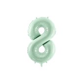 Foil Balloon Number ''8'', 72cm, green