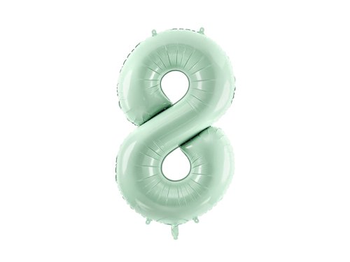 Foil Balloon Number ''8'', 72cm, green Foil Balloon Number ''8'', 72cm, green