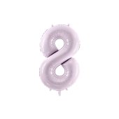 Foil Balloon Number ''8'', 72cm, purple