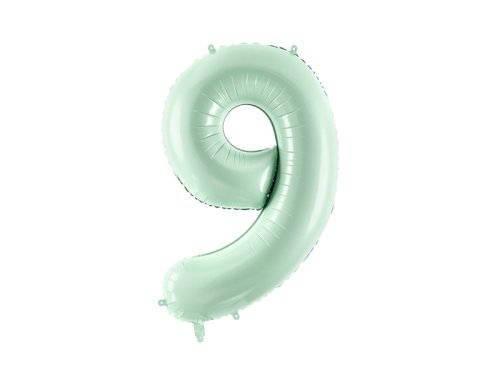 Foil Balloon Number ''9'', 72cm, green Foil Balloon Number ''9'', 72cm, green
