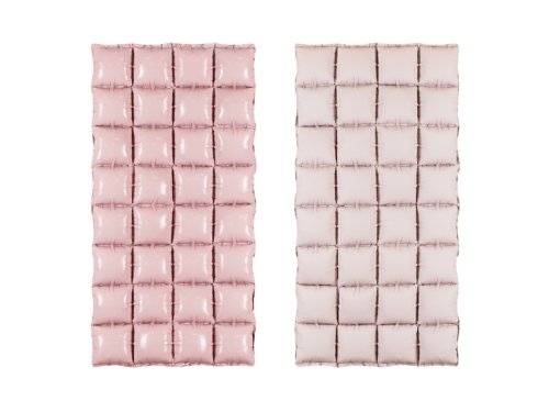 Foil balloon curtain double-sided, light pink, 55 x 110 cm Foil balloon curtain double-sided, light pink, 55 x 110 cm