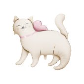 Foil Balloon Kitty, 83 x 77 cm