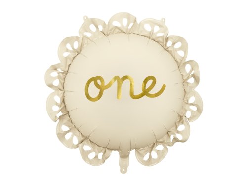 Foil balloon lozenge with ruffle One, 51.5x51.5 cm, mix Foil balloon lozenge with ruffle One, 51.5x51.5 cm, mix