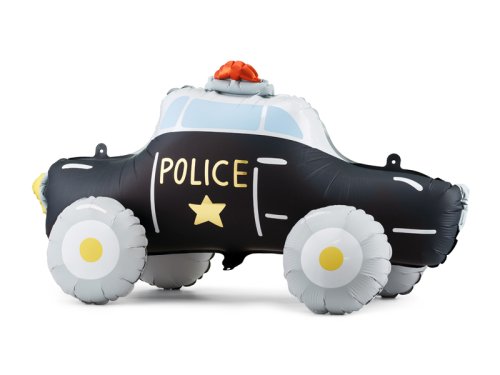 Standing foil balloon Police Car, mix, 90 x 41 cm Standing foil balloon Police Car, mix, 90 x 41 cm