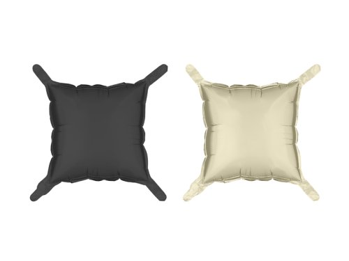 Foil balloon curtain double-sided Square, black-beige, 35 x 35 cm (1 pkt / 4 pc.) Foil balloon curtain double-sided Square, black-beige, 35 x 35 cm (1 pkt / 4 pc.)