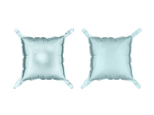 Foil balloon curtain double-sided Square, misty blue, 35 x 35 cm (1 pkt / 4 pc.) Foil balloon curtain double-sided Square, misty blue, 35 x 35 cm (1 pkt / 4 pc.)