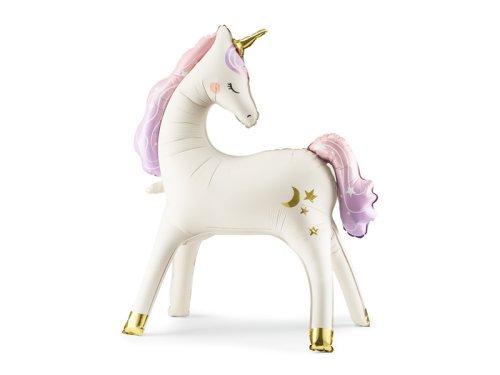 Standing Foil Balloon Unicorn, 95x86 cm, mix Standing Foil Balloon Unicorn, 95x86 cm, mix