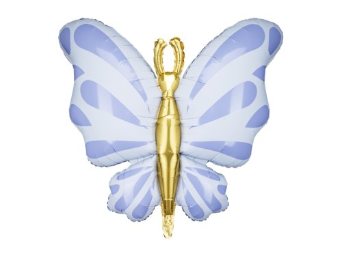 Foil Balloon Butterfly, 69x69 cm, blue Foil Balloon Butterfly, 69x69 cm, blue