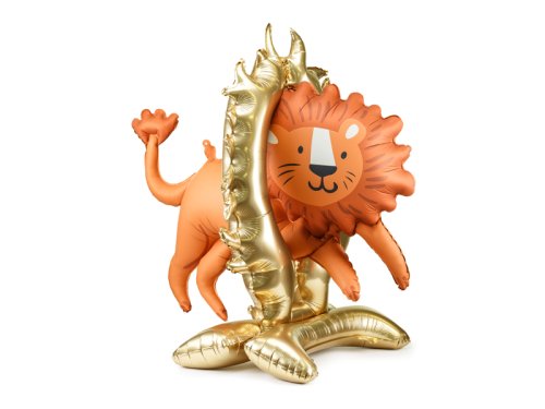 Standing foil balloon Lion, 97x97 cm, mix Standing foil balloon Lion, 97x97 cm, mix