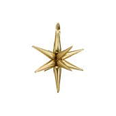 3D foil balloon Star, 70cm, gold