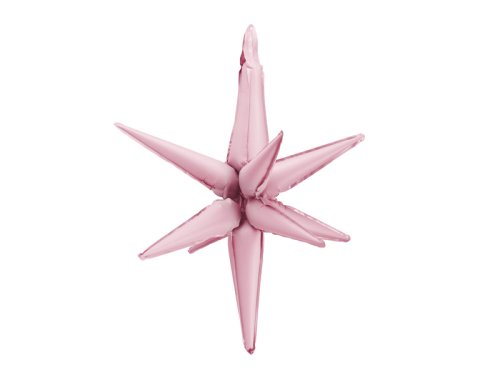 3D foil balloon Star, 70cm, light pink 3D foil balloon Star, 70cm, light pink