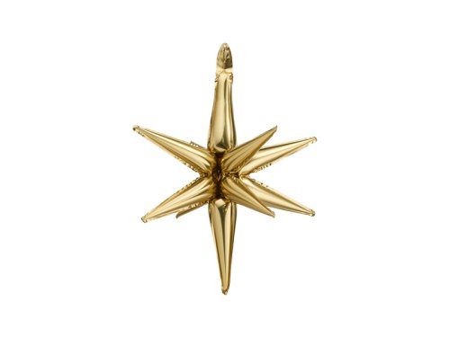 3D foil balloon Star, 50cm, gold