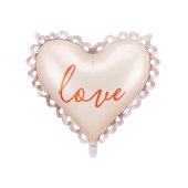 Foil Balloon Heart, 91x85cm, mix