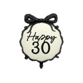 Foil Balloon Pill Happy ''30'', 47.5x45 cm, mix