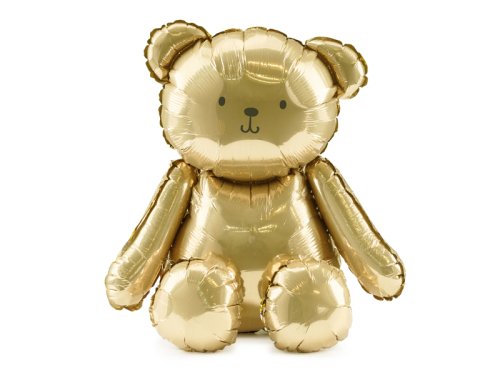 Foil Balloon Bear, 43x53 cm, gold Foil Balloon Bear, 43x53 cm, gold