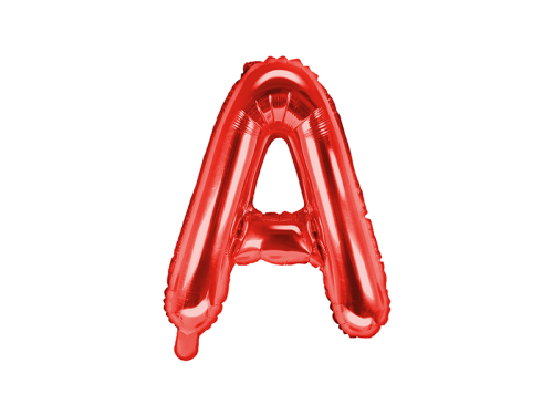 Foil Balloon Letter ''A'', 35cm, red Foil Balloon Letter ''A'', 35cm, red