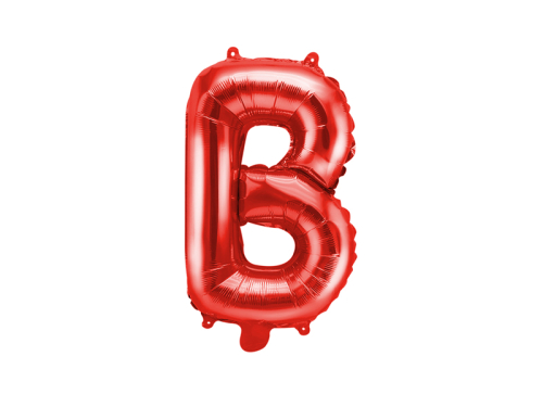 Foil Balloon Letter ''B'', 35cm, red Foil Balloon Letter ''B'', 35cm, red