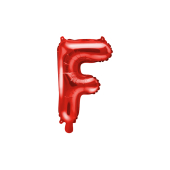 Foil Balloon Letter ''F'', 35cm, red