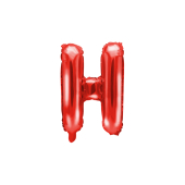 Воздушный шар из фольги с буквой &#39;&#39;H&#39;&#39;, 35см, красный
