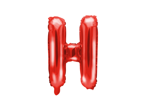 Воздушный шар из фольги с буквой ''H'', 35см, красный