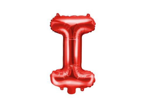 Folija Balons Letter ''I'', 35cm, sarkans Folija Balons Letter ''I'', 35cm, sarkans