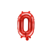 Воздушный шар из фольги с буквой &#39;&#39;О&#39;&#39;, 35см, красный