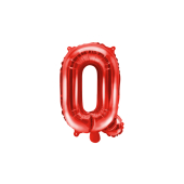 Foil Balloon Letter ''Q'', 35cm, red