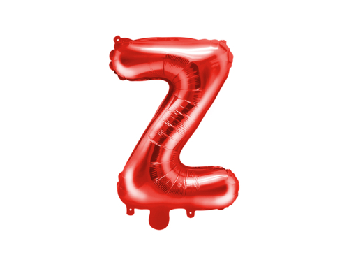 Foil Balloon Letter ''Z'', 35cm, red Foil Balloon Letter ''Z'', 35cm, red